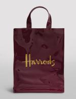 Harods   Medium Logo Shopper Bag  Burgundy  (д) ***