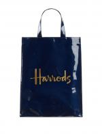 Harods Bag   Medium Logo Shopper Bag  Navy (д)***