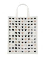 Harrods ͧ  Medium Glitter Hearts Shopper Bag  (д)***
