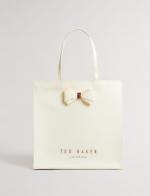 Ted Baker  Alacon Plain Bow Large Icon Bag  L  Ivory***