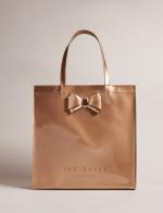 Ted Baker  Alacon Plain Bow Large Icon Bag  L  Rose Gold***