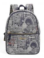 о Harrods  Black Landmarks Backpack***