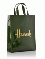  Harrods  Medium Logo Shopper Bag (Green) (д)***
