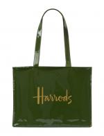 о Harrods  Signature Logo Tote Bag (Green)**