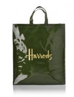  Harrods- Signature Shopper (Green)  (Large) ***