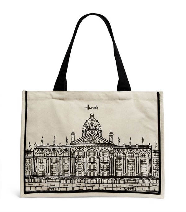 รูปภาพที่#1 ของสินค้า : Harrods รุ่น Large Harrods Outline Tote Bag****พร้อมส่ง รูปภาพที่1 ของสินค้า : Harrods รุ่น Large Harrods Outline Tote Bag****พร้อมส่ง