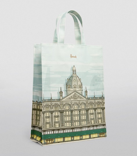 ٻҾ2 ͧԹ : Harrods   Medium Architectural Building Shopper Bag (д)***