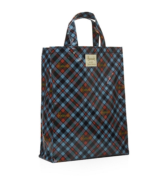 ٻҾ2 ͧԹ : Harrods  Borthwick Tartan Shopper Bag (Made in UK/ իѺ)***