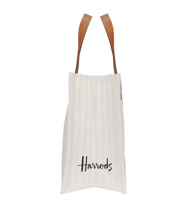 ٻҾ2 ͧԹ : Harrods  Logo Stripe Shopper Bag (Green)***