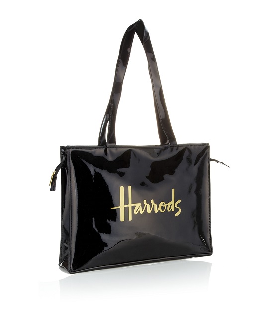 ٻҾ2 ͧԹ : Harrods о  Signature Logo Tote Bag (Black)***
