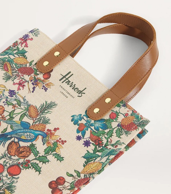 ٻҾ3 ͧԹ : Harrods  Small The Great Feast Jacquard Shopper Bag****
