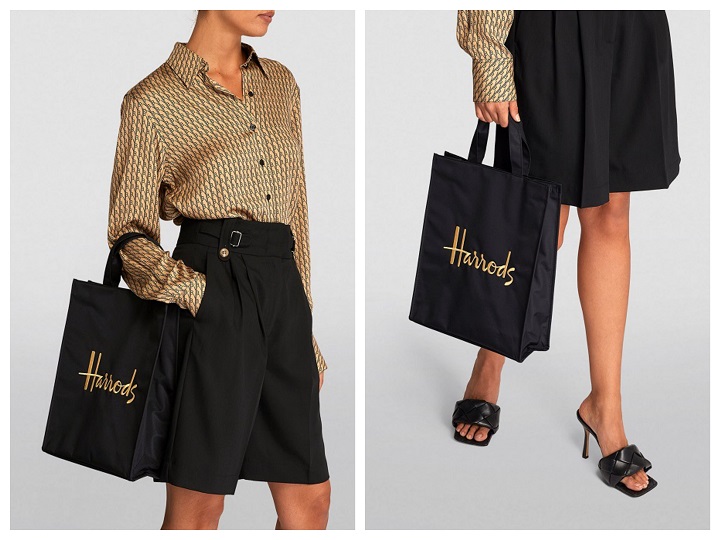 ٻҾ3 ͧԹ :  Harrods   Medium Logo Shopper Bag (д)***