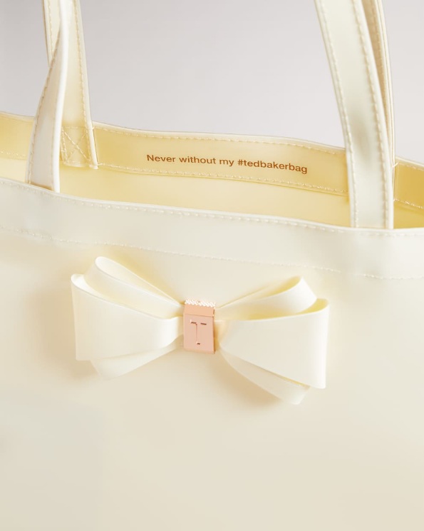 ٻҾ4 ͧԹ : Ted Baker  Alacon Plain Bow Large Icon Bag  L  Ivory***