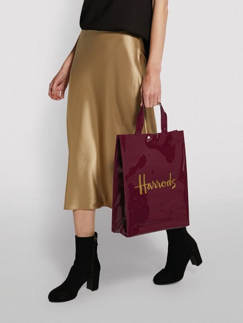 ٻҾ5 ͧԹ : Harods   Medium Logo Shopper Bag  Burgundy  (д) ***