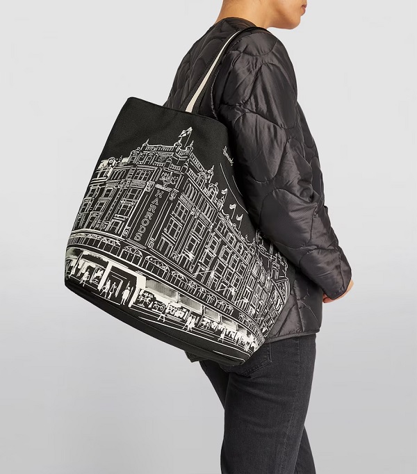 รูปภาพที่#5 ของสินค้า : Harrods รุ่น Harrods Corner View Tote Bag****พร้อมส่ง รูปภาพที่5 ของสินค้า : Harrods รุ่น Harrods Corner View Tote Bag****พร้อมส่ง