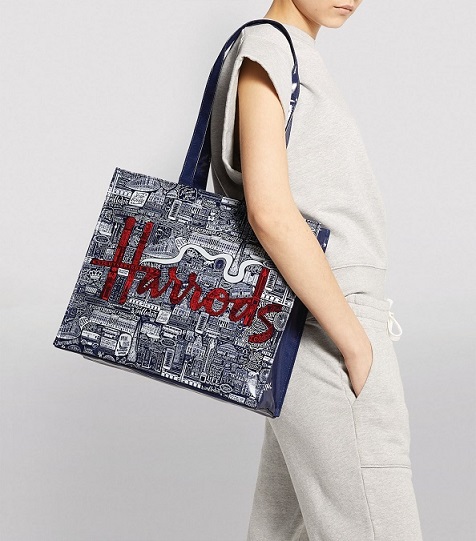 ٻҾ6 ͧԹ : Harrods  Picture Font Shoulder Bag***